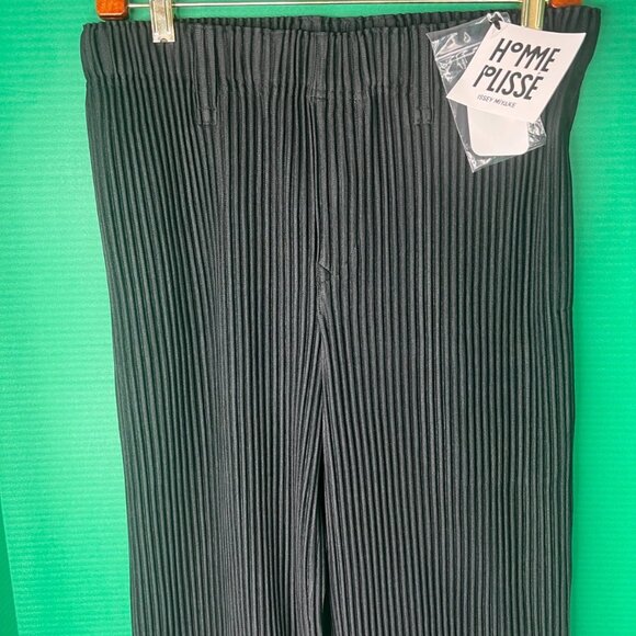 Homme Plissé Issey Miyake Pleated Pants Black size 2 - Picture 10 of 16